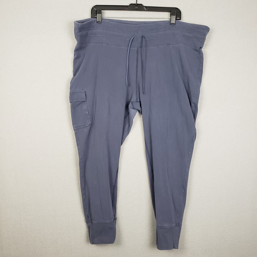 Columbia Men's Size 3X Jogger Sweatpants Blue Cargo Pocket Fleece Loungewear